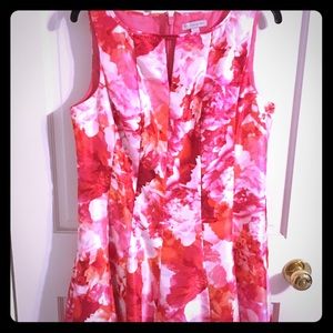 Dress Barn pink/red dress - mid length